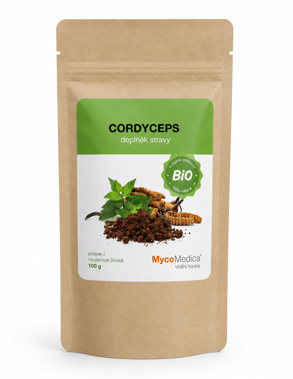 Cordyceps prášek (Vitalita, Výkonnost, Libido)