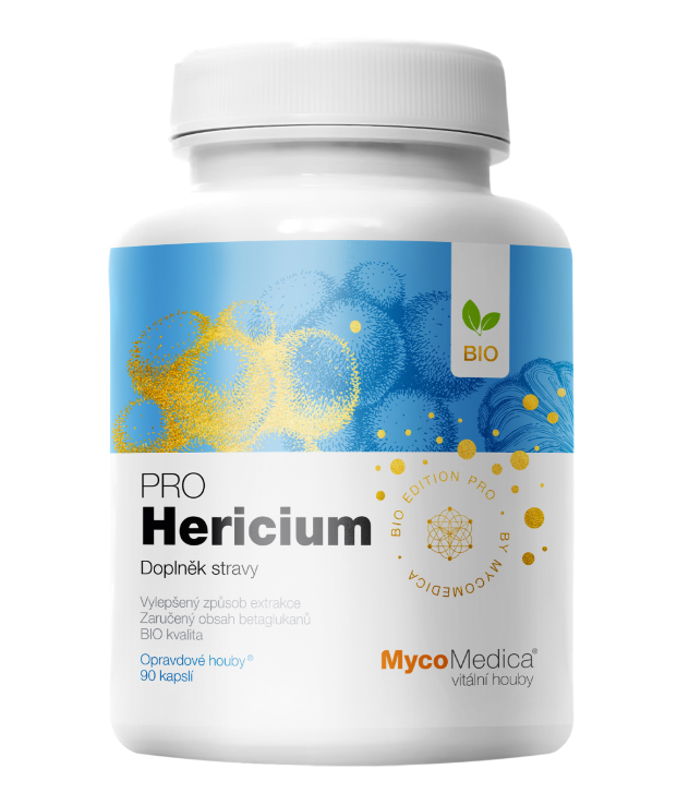 Hericium PRO (Paměť, Vyrovnanost, Harmonizace)