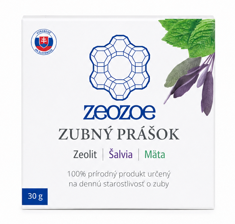 Zubní prášek ZEOZOE (Péče, Ochrana, Neutralizace pH)