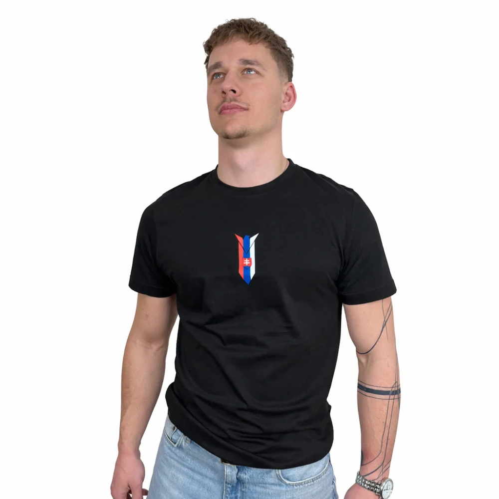 Pánské triko RAVEN slovenská vlajka