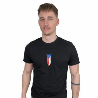 Pánské triko RAVEN česká vlajka